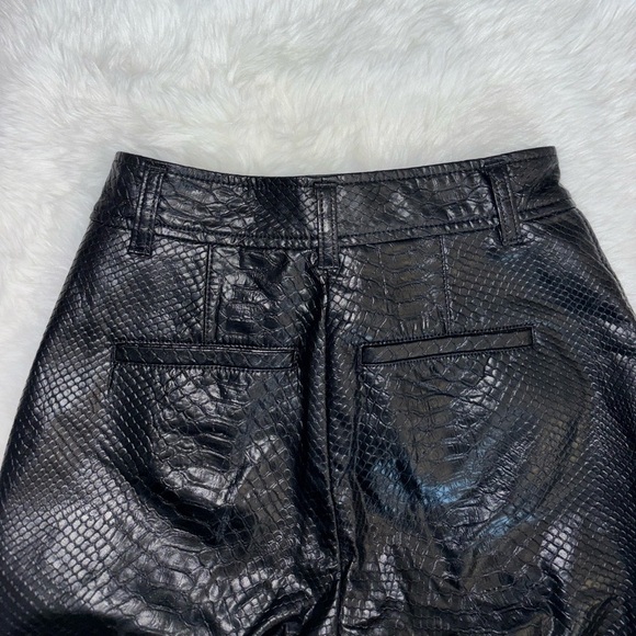 BABATON LEATHER SNAKESKIN PANTS - Picture 4 of 5